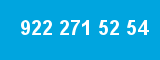 922 271 52 54 922 271 52 54